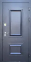 Термо Титул 2 филенки коричневая RAL 8019