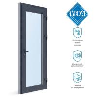 Пластиковая входная дверь VEKA WHS 60 ( 900ш х 2100в ) двухкамерная, Белый/Антрацит dveri4038