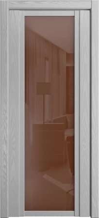 Межкомнатная дверь «QDO X, ДО» 2000 x 700 Темно-серый