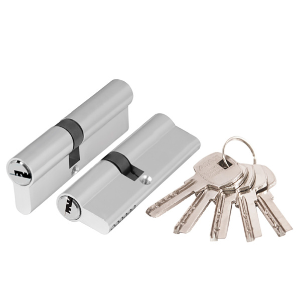 Цилиндровый Ajax (Аякс) механизм (AX200/70) AX2000Key70 (30+10+30) CP хром