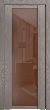 Межкомнатная дверь «QDO X, ДО» 2000 x 900 Темный шоколад