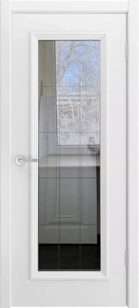 Межкомнатная дверь «Скалино-1 ДО» 2000 x 600 belyy