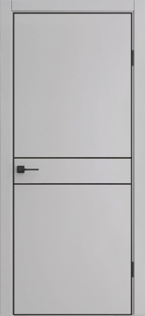 ДП-52 (Silver gray) Silver Gray Глухие 600х2000