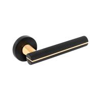 Fantom Дверная ручка Грейс, мат. черный/золото блест.