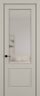 Гармония 02V ( ПО Прозрачное ) Матовый Серый шелк Нестандарт