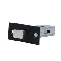 Задвижка межкомнатная  D45BL (черный)