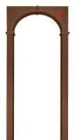Межкомнатная арка Эллада, цвет итальянский орех