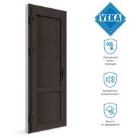 Пластиковая входная дверь VEKA WHS 60 ( 900ш х 2200в ) двухкамерная, Белый/Темно-коричневый dveri6001