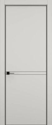 Дверь Керамик слоновая кость 3 MN 2000*1000 (196) L REVERSE кромка черная Eclipse