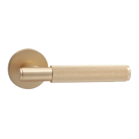 Ручки дверные алюминиевые V35SG SL (сатин золото)