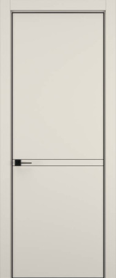 Дверь Керамик жемчужный 3 MN 2000*1000 (196) кромка черная Eclipse