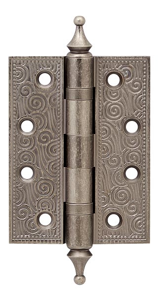 Петля Armadillo (Армадилло) универсальная Castillo CL 500-A4 102x76x3,5 AS Античное серебро