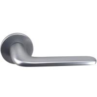 Ручки дверные алюминиевые V34L-2 SL (матовый хром)