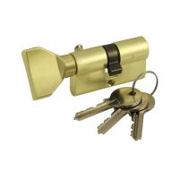 Vantage Цилиндр VC60-5(30х30)SB матовое золото ключ/вертушок