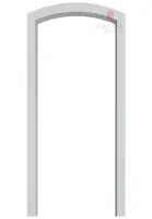 Межкомнатная арка Британская, цвет платина