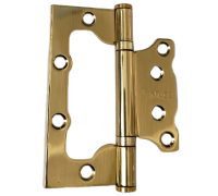 Петля без врезки 100*75*2,5 2BB-SG (сатин золото)