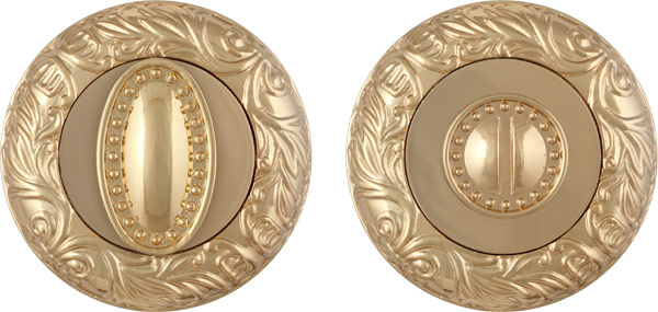 Ручка Fuaro (Фуаро) поворотная BK6.R.SM58 (BK6 SM) GOLD-24 золото24К