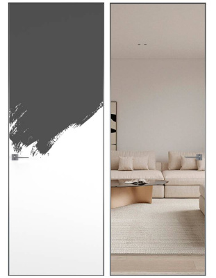 1 MD Под покраску Reverse ( кромка 4 стор. матовый хром ) нестандарт