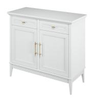 Комод двухдверный в гостиную 650/WHITE