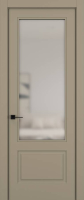 Гармония 021V ( ПО Сатинированное серое ) Матовый Серо-бежевый Нестандарт