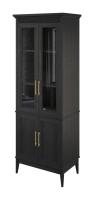 Витрина в гостиную двухдверная узкая 620/DARK