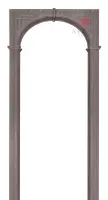Межкомнатная арка Эллада, цвет дуб грей
