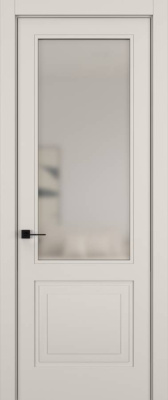 Свобода 02V ( ПО Прозрачное серое ) Матовый Серый песок Нестандарт