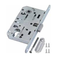 Замок MEDIANA POLARIS под цилиндр матовый хром с ответной планкой MINIMAL XT B06103.50.34.640