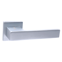 Ручки дверные алюминиевые V87L-2 SL (матовый хром)