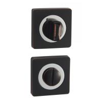 Накладки санузловые BK02BL/CP (черный с патиной/хром)