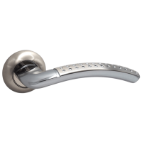 Ручки дверные алюминиевые  V26D AL (матовый никель)