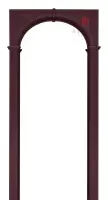 Межкомнатная арка Эллада, цвет венге