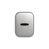 Накладка под сувальдный ключ GS1 L-2 (матовый хром)