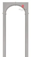 Межкомнатная арка Эллада, цвет бетон светлый