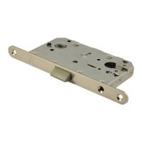 Замок под цилиндр пластиковый P85-11SN (мат.никель) тех. упаковка с ответной планкой