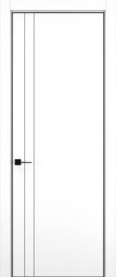 Дверь Керамик снежный 4 MN 2000*800 (196) кромка черная Eclipse