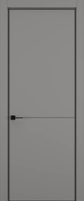 Дверь Керамик серый 2 MN 2300*800 (196) кромка черная Eclipse