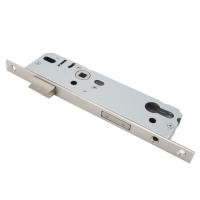 Замок под цилиндр  L155-35 SN (мат. никель) без ответки