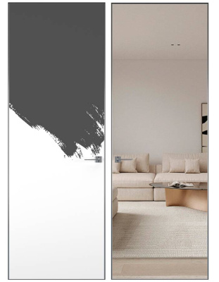 2 MD Под покраску Reverse ( кромка 4 стор. матовый хром ) нестандарт