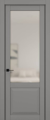 Дверь Керамик серый 4 NC ст.просветленное 2000*1000