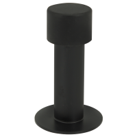 Дверной ограничитель DS12 BL INOX (черный)