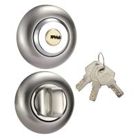 Накладки санузловые с ключом BKD-K SN/CP  (мат. никель)