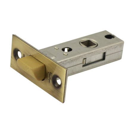 Защелка межкомнатная пластиковая Р45AB (бронза)