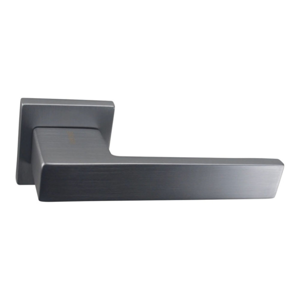 Ручки дверные алюминиевые V87L-2 SL (матовый хром)