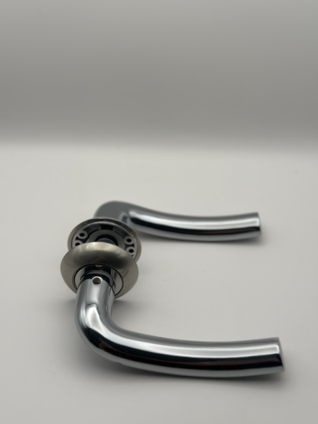 Ручки дверные алюминиевые  V26D AL (матовый никель)