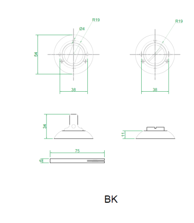 Накладки санузловые BKACF (блест.кофе)