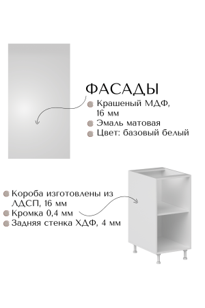 Готовый кухонный гарнитур БЕАТРИС 3