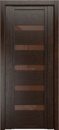 Межкомнатная дверь «QDO Z, ДО» 2000 x 600 Дуб мокко
