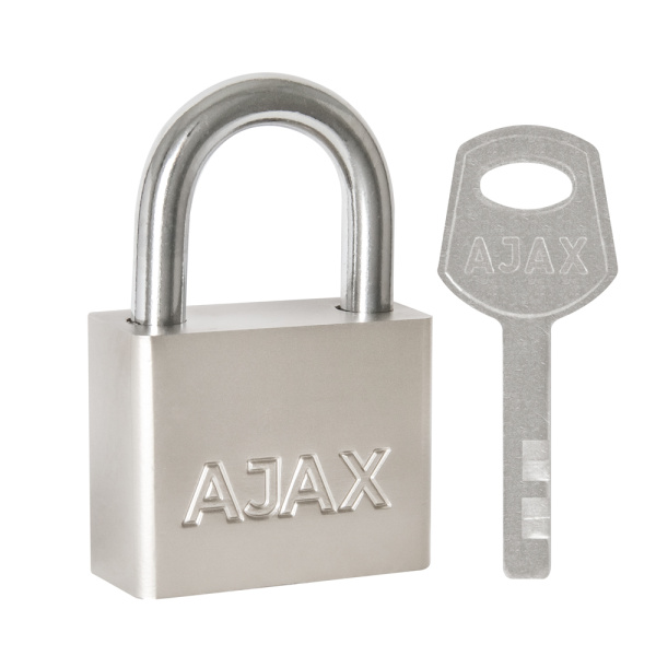 Замок Ajax (Аякс) навесной PD-3040 (PD-30-40) 3 fin key /блистер